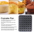 Fdit Bakeware Cupcake And Muffin Pan 48Cup NonStick Mini Round Cupcake Pan Tray Baking Bakeware Cooking Accessory Make Complete And Beautiful Cake...
