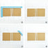 UPTTHOW 6Pcs Bookbinding Easy Scrapbooking Tool for Starter, Complete Great Stencils and Cutter Guide Kit Can Be Made Into Notebook Calender Junk ...