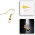 Eco-Fused 18mm Earring Hooks - 200 pcs - Coil and Ball Style Nickel-Free Ear Wires - Gold - Hypo-Allergenic Plated Steel - Great for Jewelry Makin...