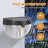 Houkiper Solar Fence Lights, Led Solar Powered Outdoor Wall Light, 2 Pack Solar Lights Outdoor Waterproof IP65 Warm White Lights for Garden Courty...