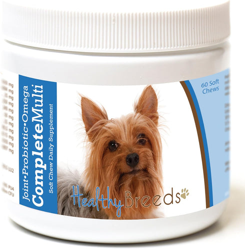 Healthy Breeds Silky Terrier All in One Multivitamin Soft Chew 60 Count...