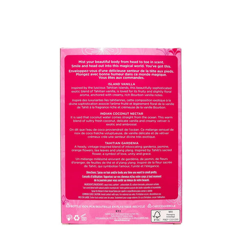 Pacifica Beauty Mini Fragrance Sampler, 3 Island Vanilla Scents - Hair Perfume & Body Spray Gift Set, Vegan & Cruelty Free...