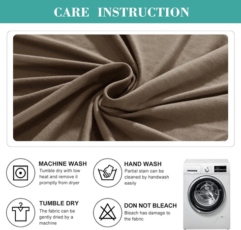 Jin Le Office Chair Cover- Medium, Khaki- Removable Computer Chair Cover for Office Chair with Zipper for Universal Rotating Chair Desk Chair Cove...