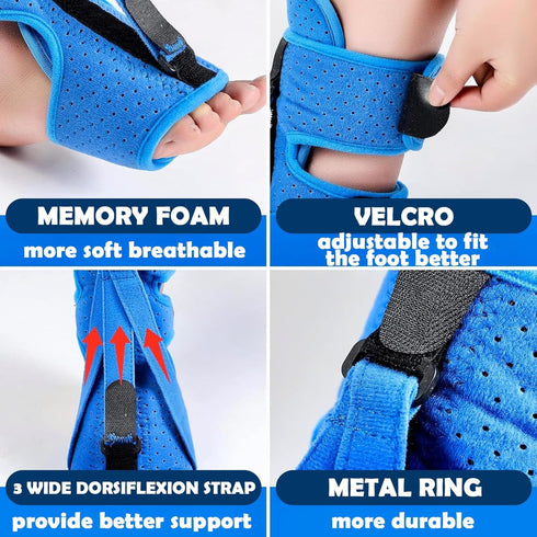 Plantar Fasciitis Night Splint, Foot Orthotic Brace Plantar Fasciitis Relief Splint Achilles Tendonitis Fixed Day Night Use Achilles Tendonitis Fo...