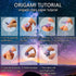 Origami Paper - 1080 Sheets Origami Star Paper Strips, 8 Different Designs of Beautiful Space Sky, Lucky Star Paper Strip Decoration Folding Paper...