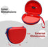 LTGEM EVA Hard Case for JBL JR300BT / Jr310BT, Sony MDR-ZX110 / MDRZX110NC / MDR-ZX310AP Wireless On-Ear Headphones - Red...