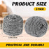 2 Pcs Stainless Steel Teak Scrub 304 Stainless Steel Wool Scrubber Rust Resistant Steel Wool Pad for Teak Furniture Care, Cleaning Dishes, Pots, P...