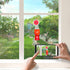 ORIENTOOLS Hummingbird Feeder 4Pack, Mini Hanging Flower Bird Feeders for Outdoors with 4 Window Mount Suction Cup Accessories, 3.4 oz/Pc...
