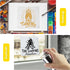 9 Pcs Stencils for Camping Paintings 8 x 8 Inches Reusable Camping Stencils for Journaling Painting DIY T-Shirt Bucket Bag Pillow Cases Crafts Cak...
