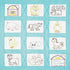 Jack Dempsey Stamped White Nursery Quilt Blocks 9"X9" 12/pkg, Barnyard Friends...