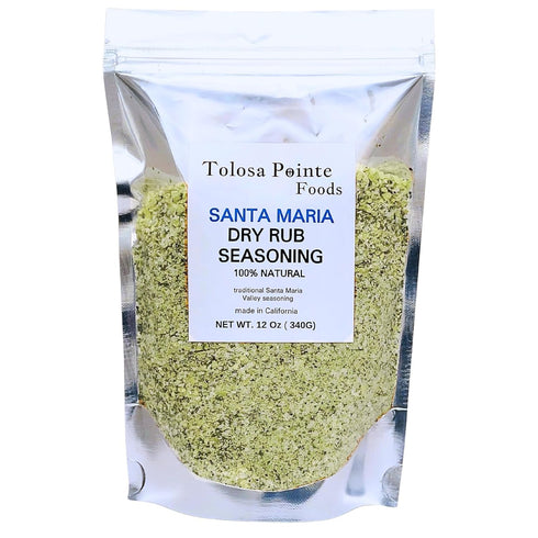 Tolosa Pointe - Steak, Santa Maria Seasoning, Pork Tenderloin, Prime Rib Roast, Steak Seasoning for Grilling, BBQ Rub, Sugar Free, Gluten Free, 12...
