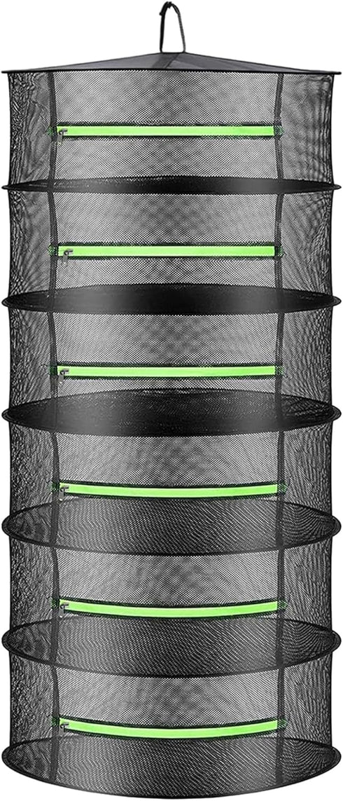 Drying Rack Plant Net Premium Mesh Tents Dryer kit Hanging Clothes Net Folding Nylon Netting Collapsible Mesh Food Dehydrator Receive Storage Carr...
