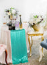 ShinyBeauty Mint Green Table Runners 2Packs 12''x72'' Teal Sequin Table Runners Glitter Fabric Table Runner 72 Inches Long Sparkle Table Cover Ove...