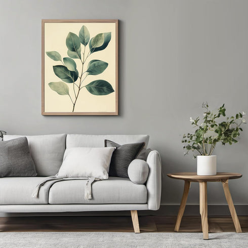 Posterizer 1 pcs-plant leaves-Chic art for plant lovers 4-Floral & Botanical Art-Workplace & Office Art-Living Room Bedroom Decor- unframed wall a...