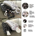2pcs Waterproof Plastic Grocery Trash Bag Holder Shopping Carrier Holder Organizer Kitchen Storage Bag Dispenser Multiple Designs Sizes Dogs...