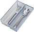Smart Design Drawer Organizer - (9 x 3 Inch) - Steel Metal Mesh Tray - w/ Interlocking Arm Connection - Utensils, Silverware, Organization - Kitch...