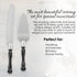 Black Cake Knife and Server Set, Cake Cutter and Pie Spatula, Cake Server and Knife Set of 2 with Non-Slip Swirl Grip, Matte Black Cake Cutting Se...