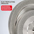 3''x 1/2''x 2/5'' Flat Diamond Grinding Wheel Grit 150 Grinding Hard Alloy Cutter, Glass, Tiles, Tungsten Sharpener and Ceramics for Grinder Cutte...
