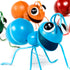 Trademark Innovations Metal Yard Art Outdoor Garden Patio Flower Pot Decor (Set of 4 Ants)...