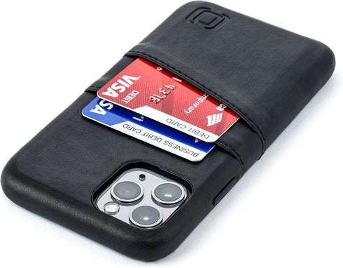 Dockem Wallet Case for iPhone 11 Pro: Built-in Metal Plate for Magnetic Mounting & 2 Credit Card Holders: M2 Exec Premium Synthetic Leather (5.8, ...