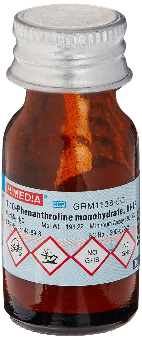 HiMedia GRM1138-5G 1,10-Phenanthroline Monohydrate, Extra Pure, 5 g...
