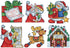 Tobin Santas Workshop Makes Cross Stitch Ornament Kit, 3"x4" 14 Count Set of 6...