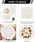 Lukinbox Embroidery Kits for Beginners Adults, 3 Sets Embroidery Starter Kit Include 3 Stamped Embroidery Clothes with Floral and Bee Pattern, 1 E...