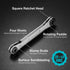 DURATECH HVAC Service Wrench, Refrigeration Wrench, 4 IN 1 Service Wrench, 3/16", 1/4", 5/16", 3/8", for Air Conditioning, Refrigeration Equipment...