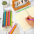 Whaline 48Pcs Colorful Pencils with Erasers Rainbow Color Wooden Pencils Unsharpened Writing Drawing Pencils for School Company Office Stationery ...