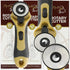 Madam Sew 28mm Rotary Cutter for Fabric | Precision Cloth Cutting Tool with Tungsten Steel Blade and Safety Guard | for Sewing, Arts & Crafts with...