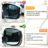 EcoNour Car Blind Spot Mirrors with Rain Visor (2 Pack) - Convex Rear View Blind Spot Mirrors, 2" Round HD Car Side Mirror Blindspot, Wide Angle A...