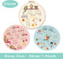 REEWISLY 3p of Embroidery kit with Patterns and Instructions, DIY Adult Beginner Cross Stitch Kits, Including 1 Plastic Embroidery Hoop, 1 Pair of...