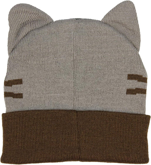 Pusheen Beanie Hat with Ears,Gray,Standard...