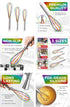 Silicone Whisk Set - Non-Scratch Set of 3 - Mini & Small Sizes - Stainless Steel Whisk - Cookware Wisking Tool...