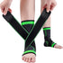 Ankle Support Braces (1Pair), Breathable Ankle Compression Sleeves with Adjustable Wrap,Elastic Ankle Brace Stabilizer for Plantar Fasciitis,Achil...
