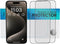 BENKS 2 Pack Matte Screen Protector Compatible with iPhone 15 Pro Max 6.7 inch, Anti-Glare Anti-Fingerprint Tempered Glass with Install Frame, Smo...