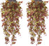 Artificial Hanging Vine, Faux Vines Ivy Leaves Outdoor Fake Hanging Plants Luxuriant Wall Hang Garland Porch Patio Arch Balcony Basket Garden Part...