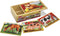 Melissa & Doug Farm 4-in-1 Wooden Jigsaw Puzzles in a Storage Box (48 pcs total), 12...