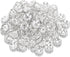 100pcs 12mm Rhinestone Beads for Jewelry Making for Pens Rondelle Spaced Beads Silver White Beadable Pens Beads Rondelle Beads...