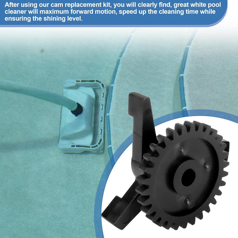 GW9507 Pool Cam for Pentair GW9500 Kreepy Krauly Great White Pool Cleaner, Inground Pool Cleaner Replacement Parts Cam Kit - 2 Pack...