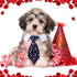 4 Pieces Cat Dog Tie with Collar Adjustable Puppy Pets Formal Necktie Collars Cat Dogs Bow Ties for Cat Small Dogs Grooming Costume Accessories...