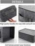 Small Basket Shallow Storage Baskets Felt Storage Basket Bin Long Narrow Basket for Towels Dog Cat Toys Office Supplies Dippers Baby Toys Storage ...