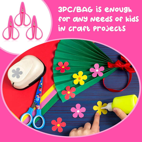 3 Pieces Mini Scissor Travel Scissors Tiny Small Scissors Portable Snips Scissors for Sewing Craft Scissors with Cover for Women Girls Embroidery ...