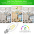 winshine E12 Candelabra LED Bulbs Dimmable 4000K Daylight 60W Equivalent,Type B Light Bulb for Chandelier, C35 Ceiling Fan Light Bulb Clear Glass,...