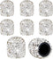 Bling Tire Valve Caps, 8 Pcs Bike Valve Caps, Valve Stem Caps, Car Tire Caps, Valve Caps for Car Tires, Air Caps for Tires, General Cars, Bicycles...