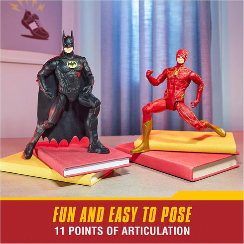 DC Comics, The Flash Action Figure, 12-inch The Flash Movie Collectible, Kids Toys for Boys and Girls Ages 3 and up...