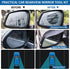 20 Pcs Waterproof Car Mirror Film Set, 12 Pcs Waterproof Mirror Film for Car, 2 Pcs Car Side Mirror Rain Guard, 2 Pcs Blind Spot Mirrors 4 Pcs Scr...