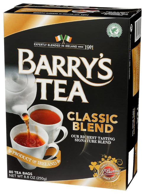 Barry's Tea Bags, Classic Blend, 80 Count, 8.8 Oz, (00102506)...