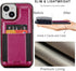 iPhone 15 Plus Wallet Case Faux Leather Magnetic Clasp Phone Cover with Card Holder for iPhone 15 Plus (6.7-Inch), Red......
