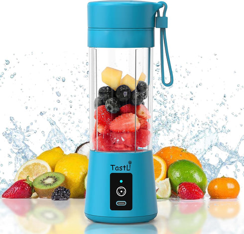 Portable Blender for shakes and smoothies, Cordless Personal Mini 13oz compact Blender Bottle, Travel Electric Juicer Cup, USB Rechargeable Mixer ...